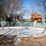 Continúan los trabajos en la Plaza Belén de Bernal Oeste