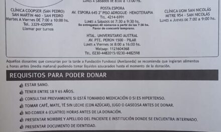Urgente: Se Necesitan Donantes de Sangre para Carlos Taphanel