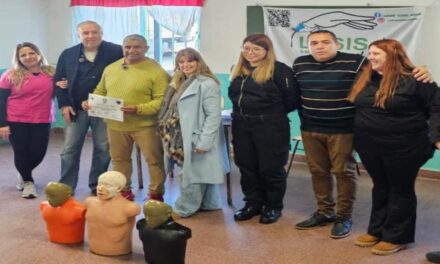 Primer instructor en RCP dentro de una unidad penitenciaria bonaerense