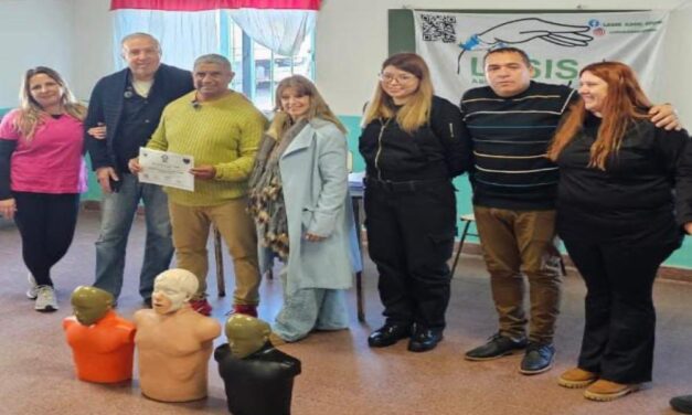 Primer instructor en RCP dentro de una unidad penitenciaria bonaerense