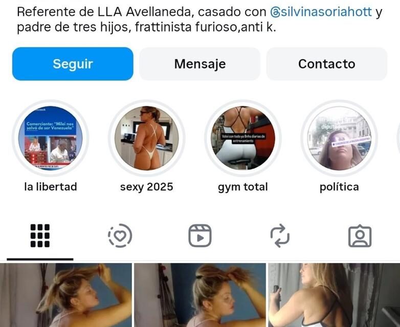 Escandalete en Avellaneda por candidato libertario que mezcla política con fotos eróticas de su esposa
