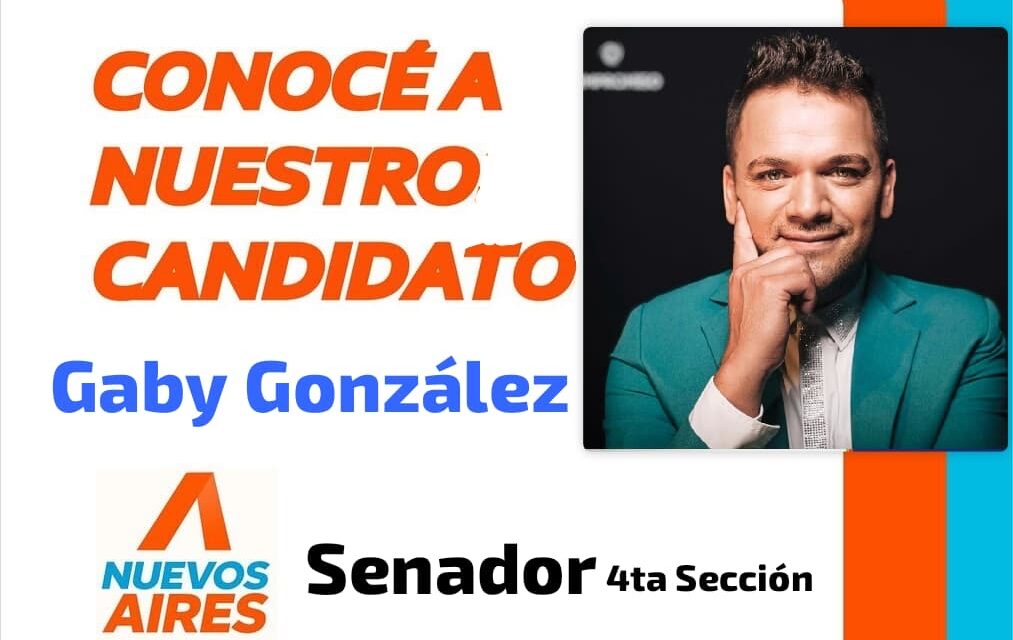Gaby González, “Rosita de América TV”, lanza su candidatura a senador provincial