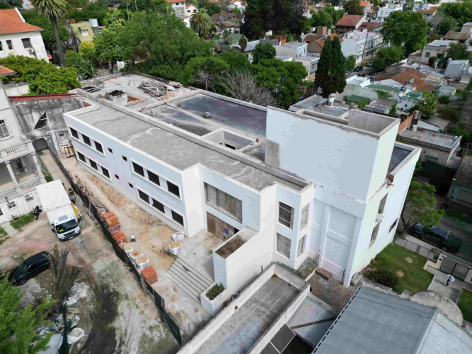 Avanza la construcción del nuevo pabellón pediátrico del Hospital Isidoro Iriarte de Quilmes
