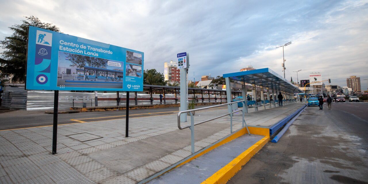 Habilitaron las dársenas I y II de la nueva Estación de Lanús