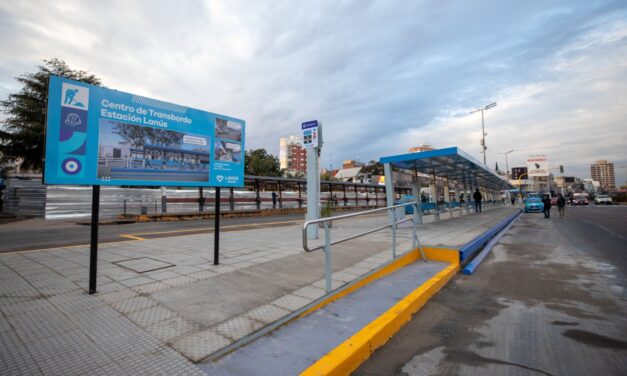 Habilitaron las dársenas I y II de la nueva Estación de Lanús