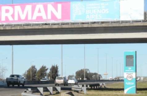 Dónde están ubicados los tótems de velocidad en la Autopista Buenos Aires- La Plata