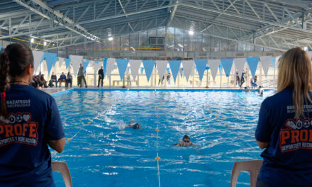 Juegos Bonaerenses: Natación para personas con discapacidad en Los Privilegiados