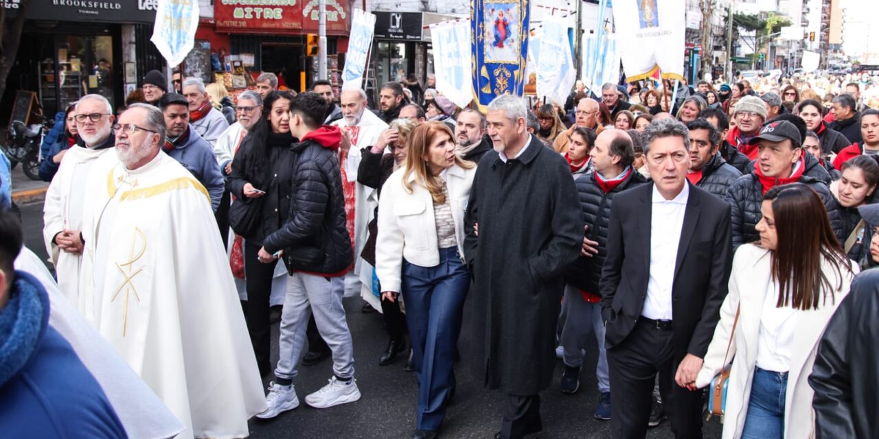 Una multitud conmemoró las Fiestas Patronales de Avellaneda