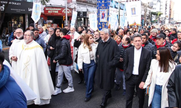 Una multitud conmemoró las Fiestas Patronales de Avellaneda