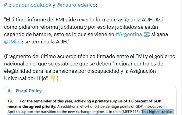 Mayra Mendoza asegura que "si gana Milei se termina la AUH"