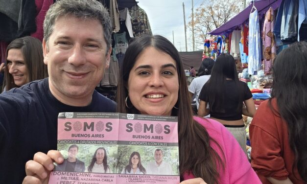 Domenichini, candidato a diputado provincial (SOMOS Bs As): “Hace años nos empujan a votar por unos en contra de otros y lo único que hacemos es terminar votando en contra nuestra”