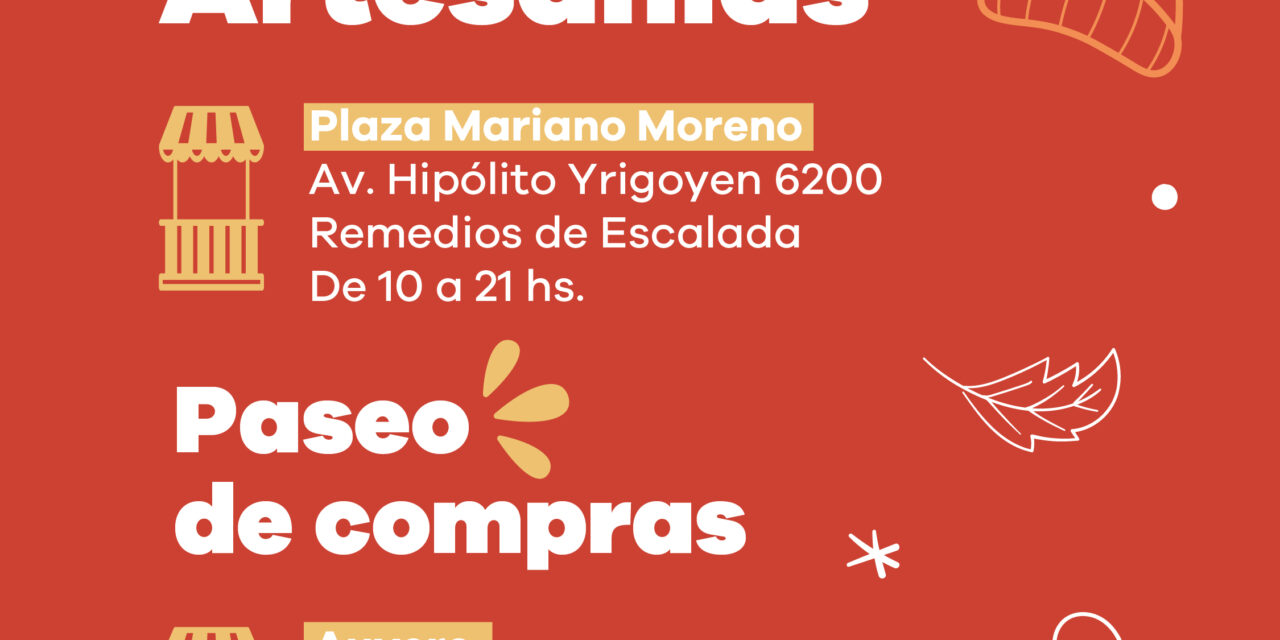 Lanús Gobierno llevará a cabo una nueva edición de la Feria de Artesanías, Paseo de Compras y Puestos Gastronómicos