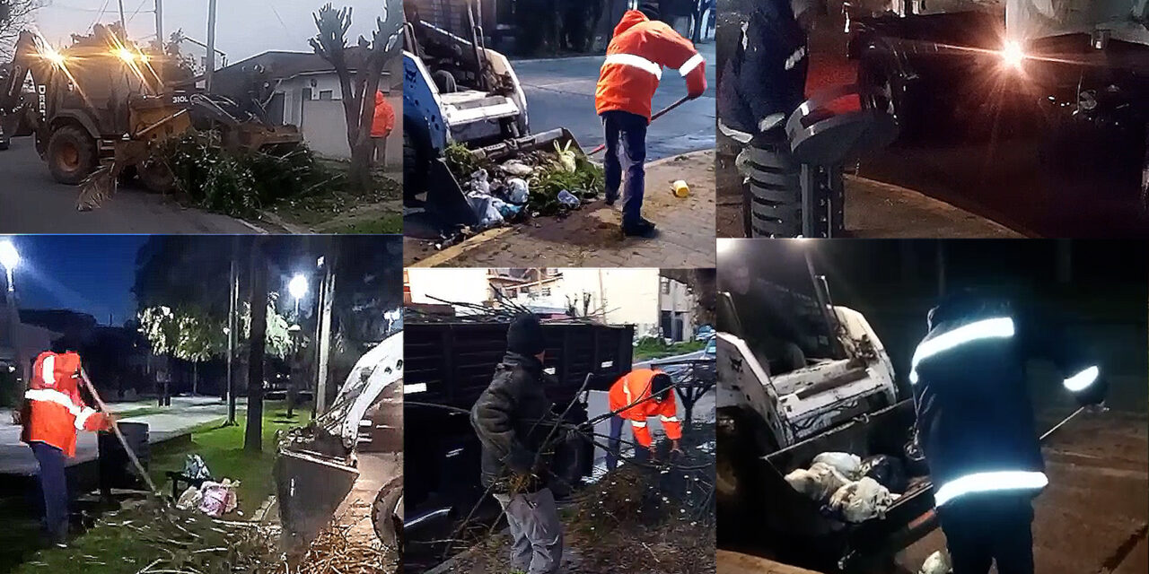 La Municipalidad de Berazategui avanzó con operativos de limpieza urbana