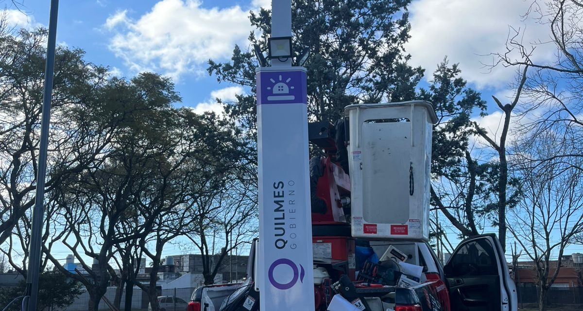 Instalan nuevos Tótems de Seguridad en espacios públicos de Quilmes