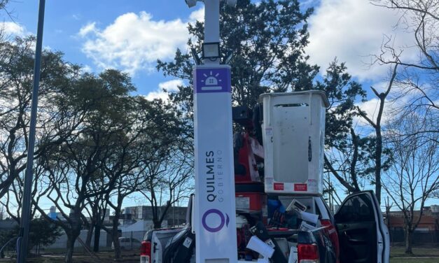 Instalan nuevos Tótems de Seguridad en espacios públicos de Quilmes