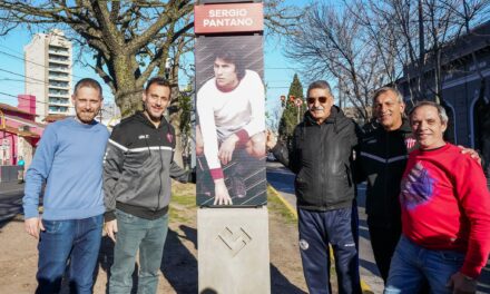 Julián Álvarez y Leandro Decuzzi inauguraron el Boulevard Rosales con el Paseo de los Ídolos del Club Atlético Talleres
