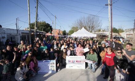 Mayra: "Agradecer estas obras es poniéndole un freno a Milei en el Congreso Nacional"