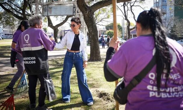 Quilmes: La Intendenta recorrió un operativo de Higiene y Servicios Públicos