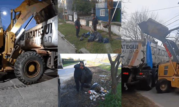 Operativos de limpieza en los barrios de Berazategui