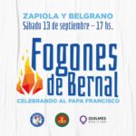 El próximo sábado 13 llegan los tradicionales Fogones de Bernal