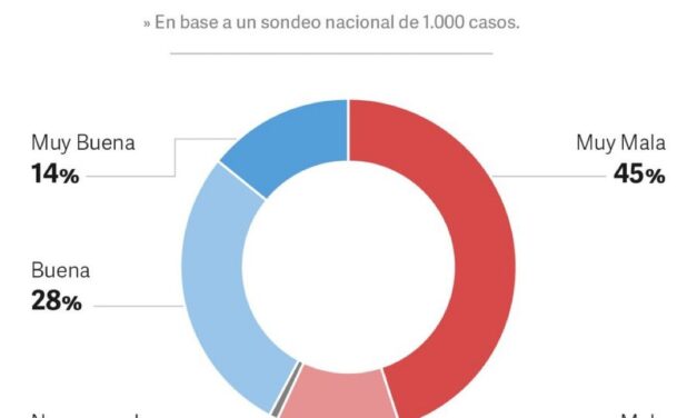 Milei cae entre las expectativas de la gente y mucha desaprobación
