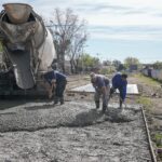 Lanús Gobierno avanza con la construcción del Parque Lineal del Oeste