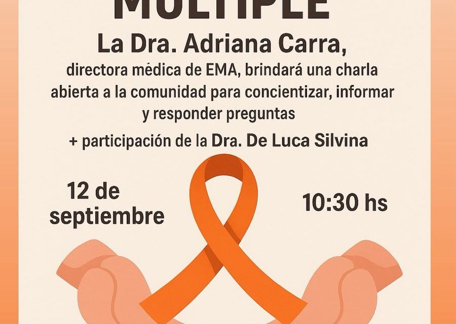 Esclerosis múltiple: charla gratuita en Avellaneda para pacientes, familiares y vecinos