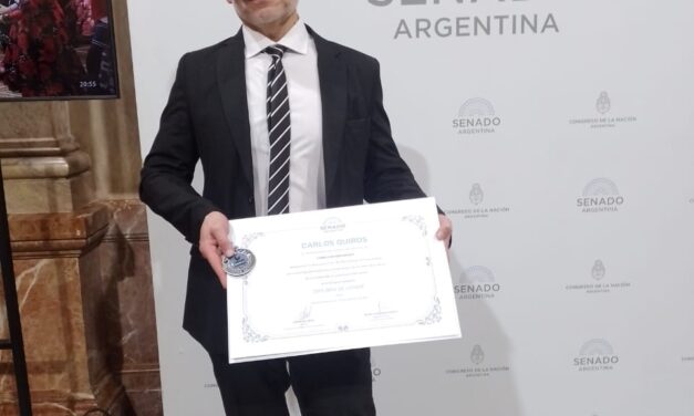 Abogado quilmeño fue reconocido por el Senado Nacional