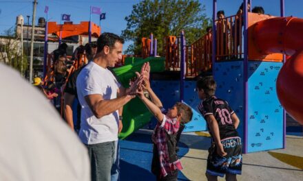 Finalizó los trabajos de puesta en valor en la Plaza Facundo Quiroga de Lanús