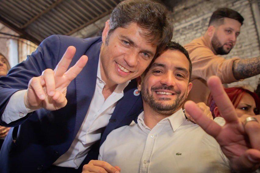 Balladares se mostró con Kicillof