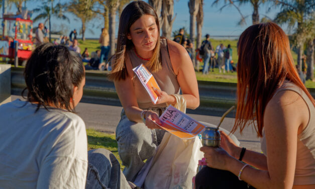 Las juventudes de Berazategui vivieron un encuentro en el Paseo de la Memoria