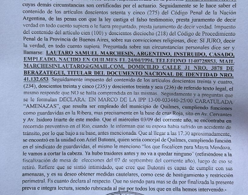 Denuncian a Burtoli, pidieron la perimetral para acercarse a guardavidas, y empieza a desatarse una fuerte interna en el gremio