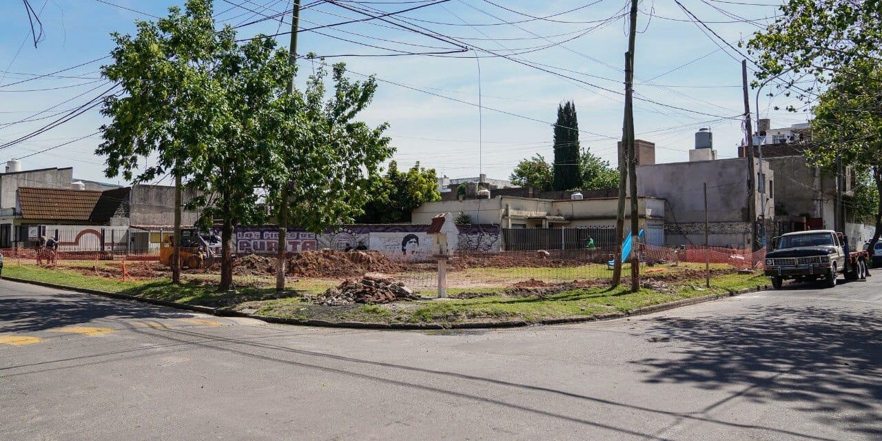 Lanús Gobierno realiza importantes obras para recuperar el espacio público en el Barrio El Morro