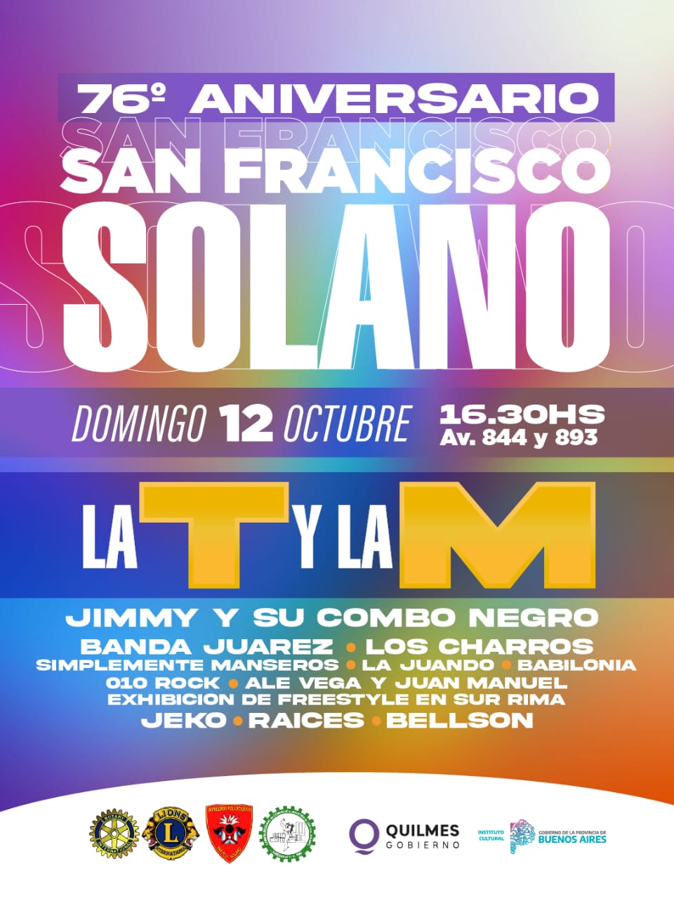 Solano cumple 76 años y lo celebra con todo: Desfile, Ferias y un cierre  musical con todo » El Suburbano Digital