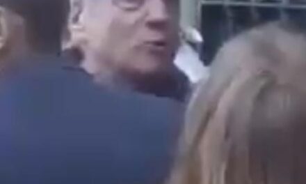 En la visita de Santilli a Quilmes, apareció un violento y cacheteó a una mujer al grito de "zurda, Andate a Venezuela"