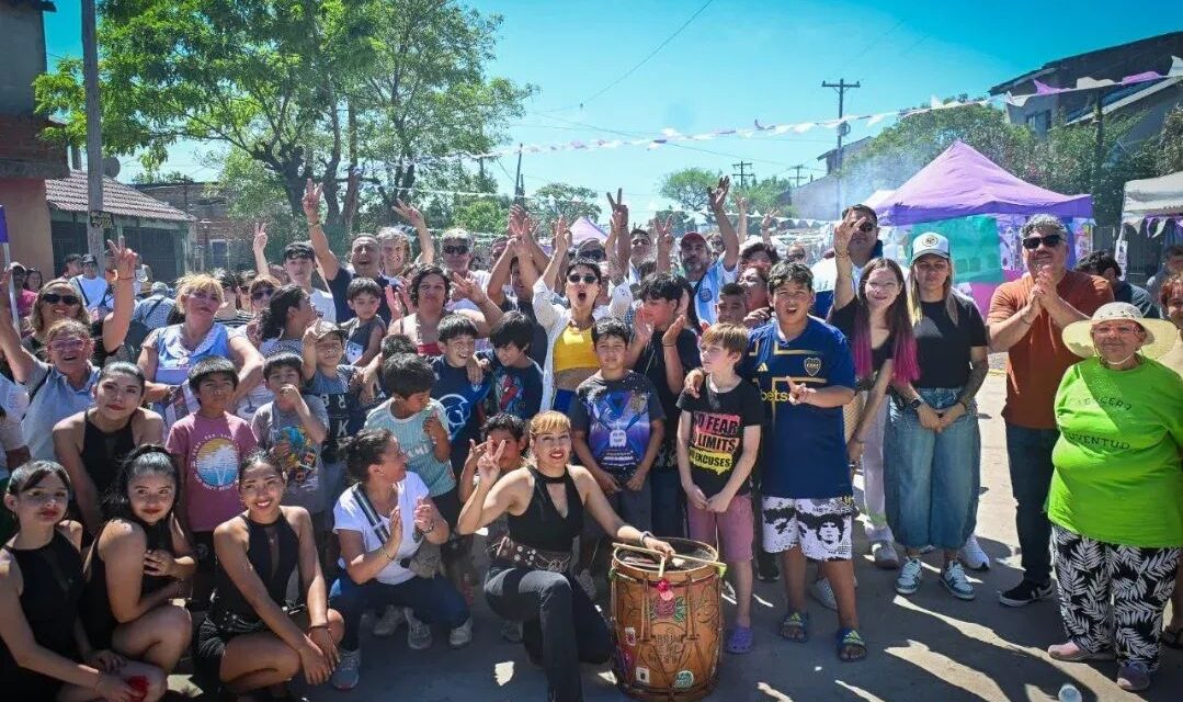 Quilmes: En coincidencia con el Día de la Militancia, anunciaron mas pavimentos para el Barrio El Sol de Solano