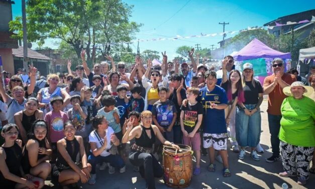 Quilmes: En coincidencia con el Día de la Militancia, anunciaron mas pavimentos para el Barrio El Sol de Solano