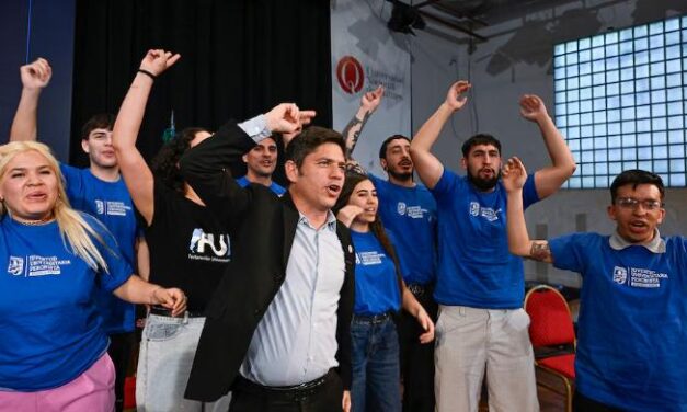 Kicillof encabezó acto de la JUP en la UNQ