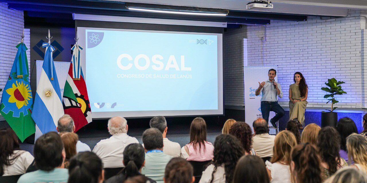 El intendente Julián Alvarez encabezó el acto de apertura del II Congreso de Salud de Lanús