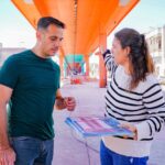 Julián Alvarez recorrió las obras en el Bajo Puente Arenas de Lanús
