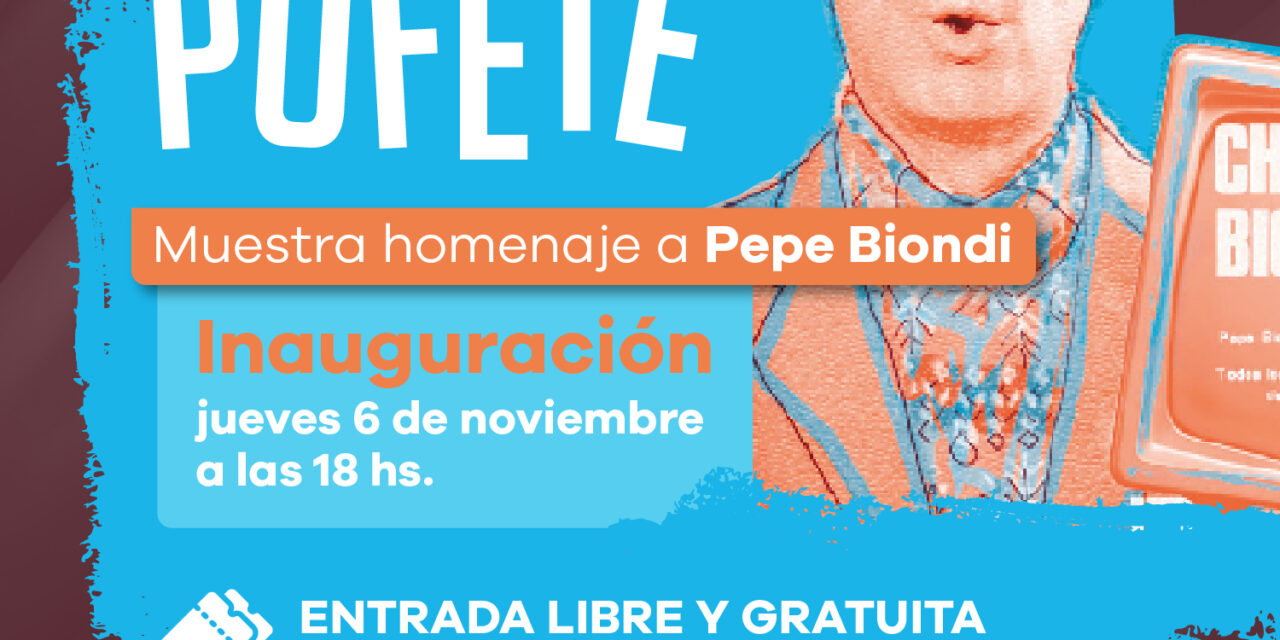 Inauguran una muestra homenaje al enorme Pepe Biondi en Lanús