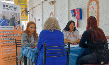 Nuevas jornadas de eximición de tasas municipales para jubilados y pensionados en Berazategui