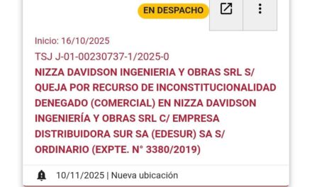 El Tribunal Superior de Justicia de CABA decidirá sobre la indexación de deudas en el Caso Nizza Davidson