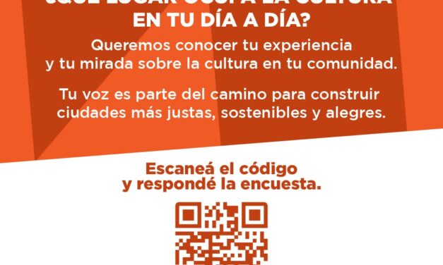 Encuesta "Tu Voz Cuenta", para conocer cómo la cultura forma parte de tu vida y de tu comunidad
