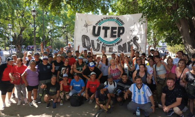 La UTEP-QUILMES se reunió en Asamblea frente a la Estación
