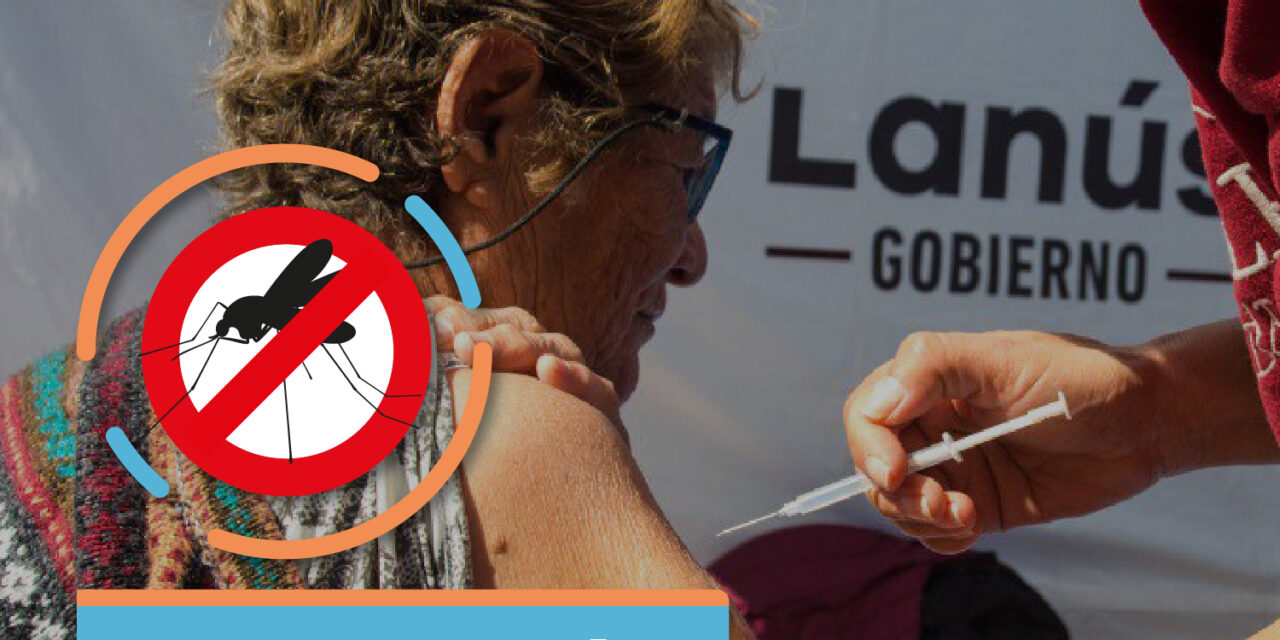 Campaña vacunatoria contra el Dengue en Lanús