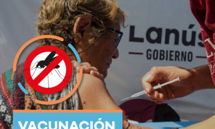Campaña vacunatoria contra el Dengue en Lanús