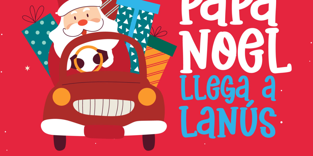 Papa Noel llega a Lanús con actividades y sorpresas para los vecinos