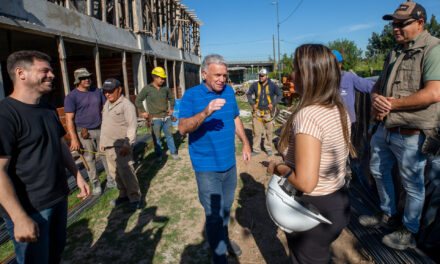 Centro Cívico Municipal El Pato: El intendente Carlos Balor recorrió las obras