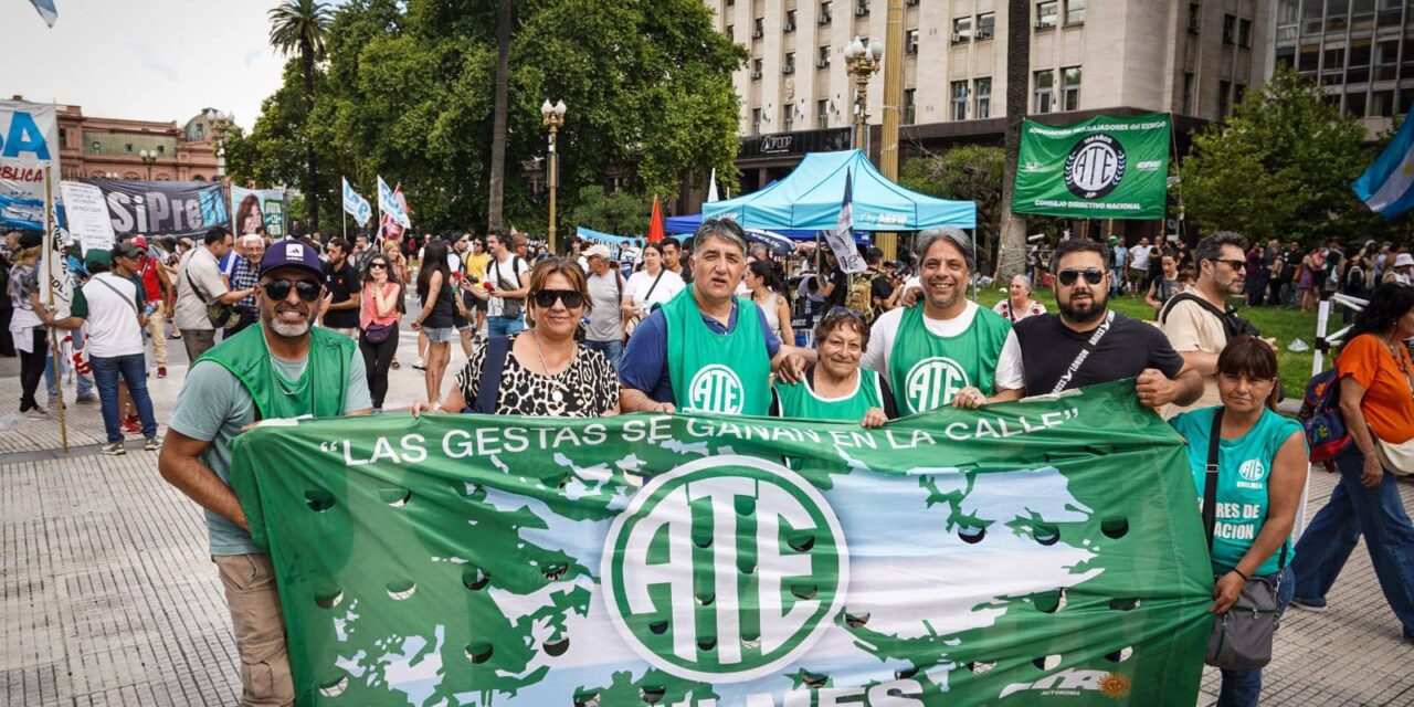 ATE Bonaerense participó de la jornada "Derechos Humanos en Movimiento"